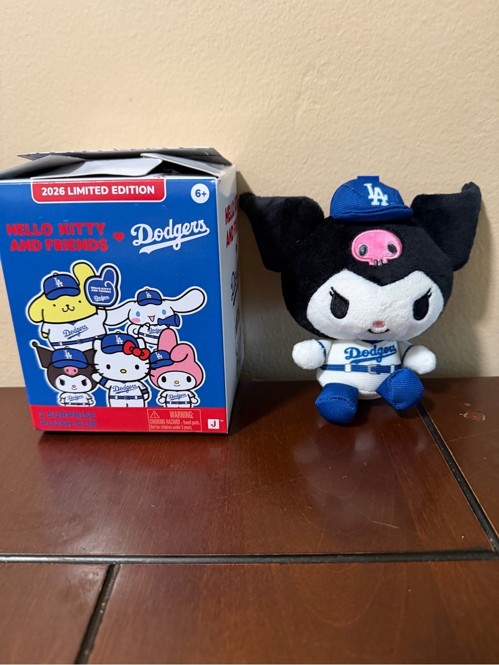 2026 Dodgers Hello Kitty & Friends Night Blind Box Kuromi Plush SGA 8/12/2026
